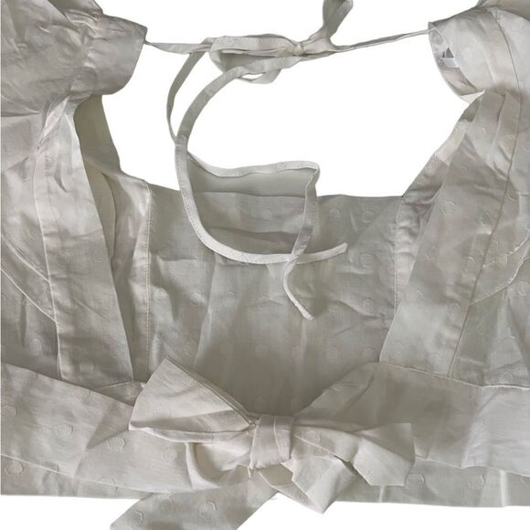 Minkpink Revolve Whitewash Crop Top & Mini Skirt Size Large NWT - Picture 5 of 16